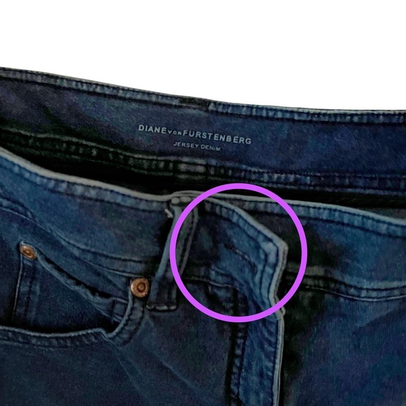 Diane von Furstenberg | Jailie dark blue denim skinny jeans size 4 - Picture 3 of 12